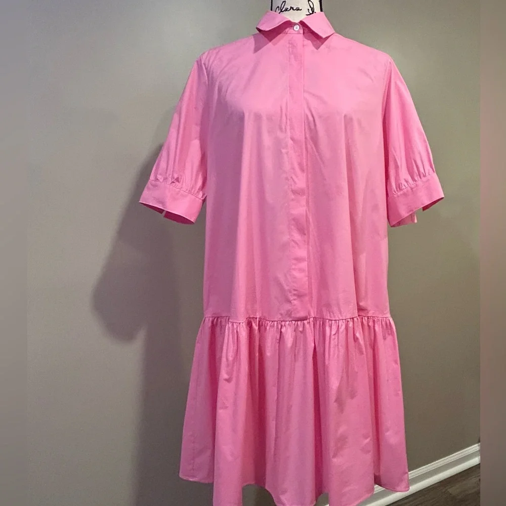 MARELLA Ebert Cotton Poplin 
Collared Shirt Dress - Picture 4 of 12